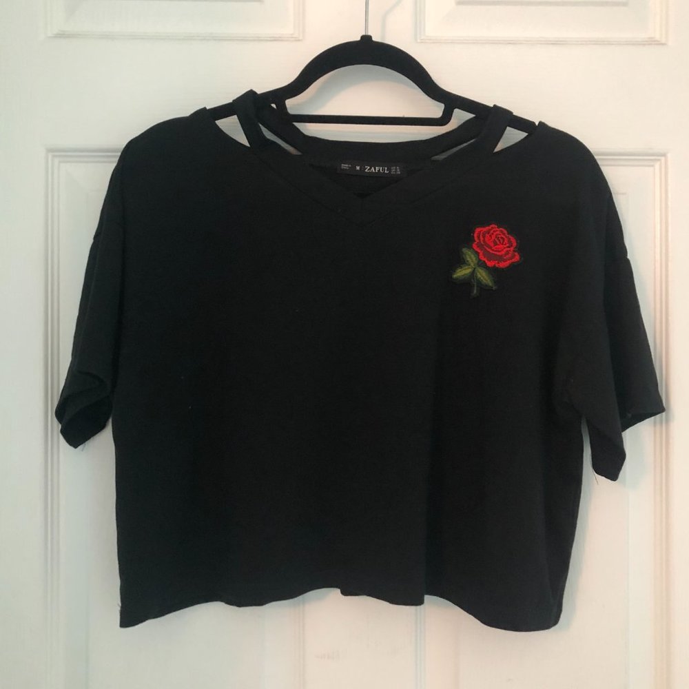 Black Crop Top